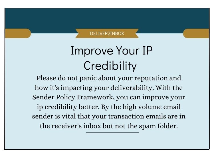 Improve Your IP Credibility